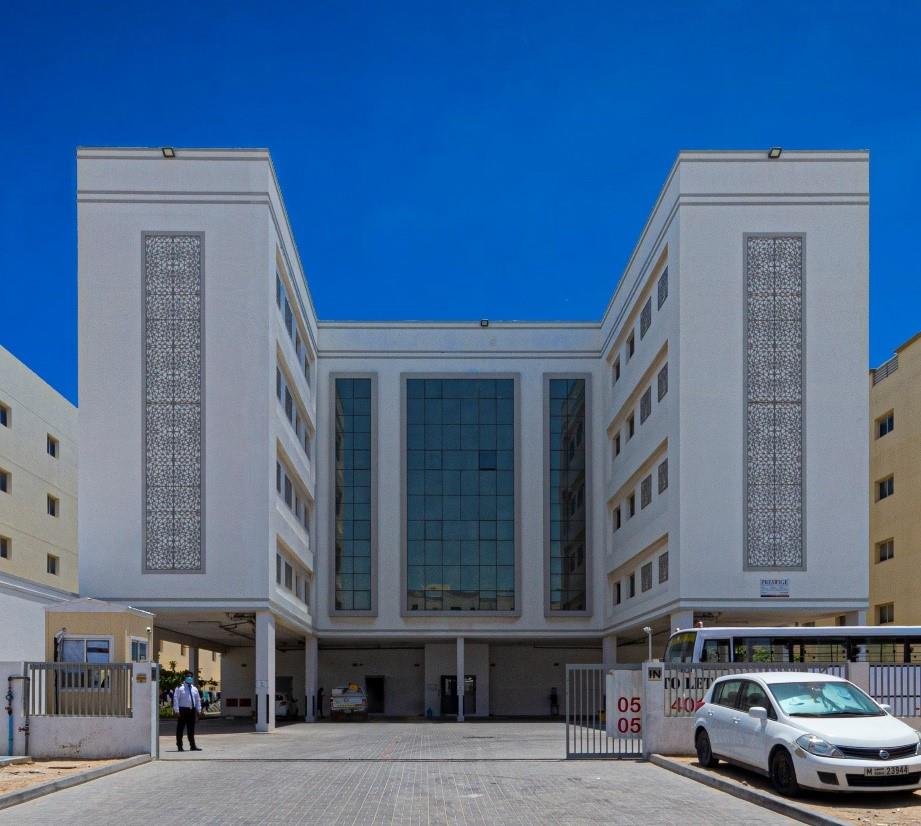 Commercial building facade