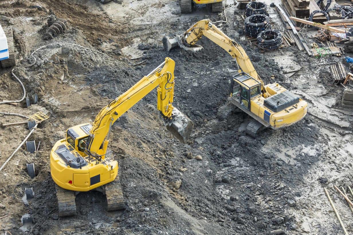 Civil works excavation